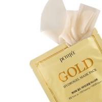 Гидрогелевая маска с 24-каратным золотом Petitfee Gold Hydrogel Mask Pack 